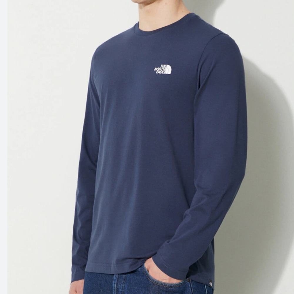 The North Face Men's Navy Polar Fleece Crew Size Large